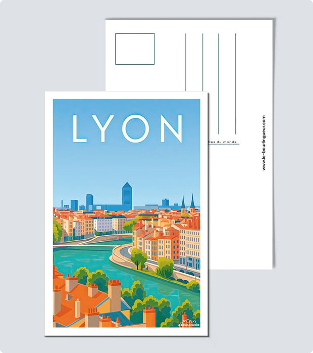 Carte postale Panorama Lyon