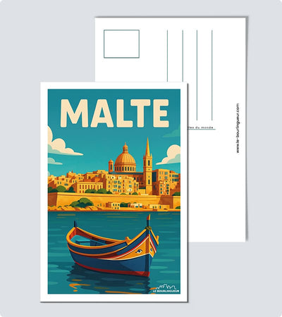 Carte Postale vintage Malte