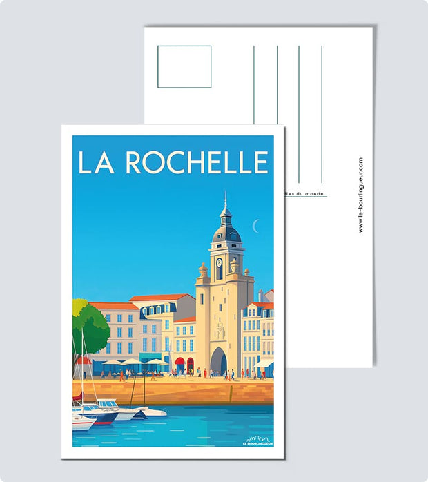 Carte postale vintage La Rochelle