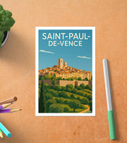 Carte Postale Saint Paul de Vence