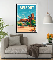 poster vintage Belfort
