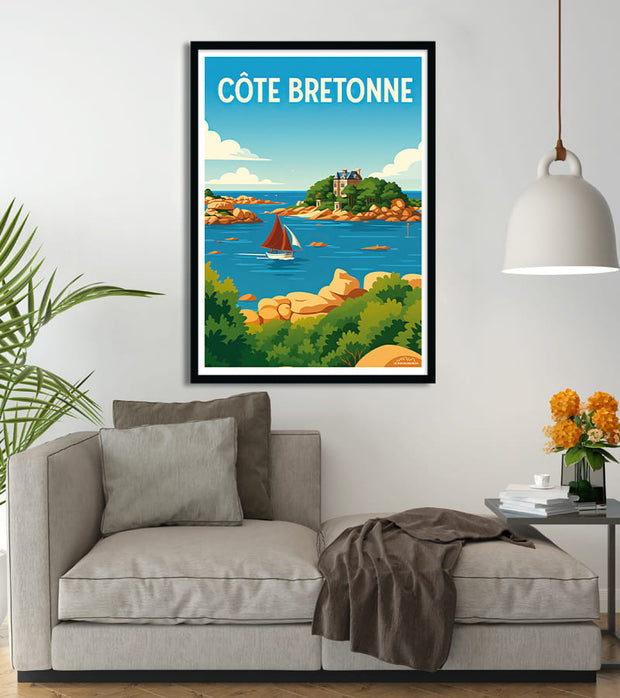 poster Côte Bretonne