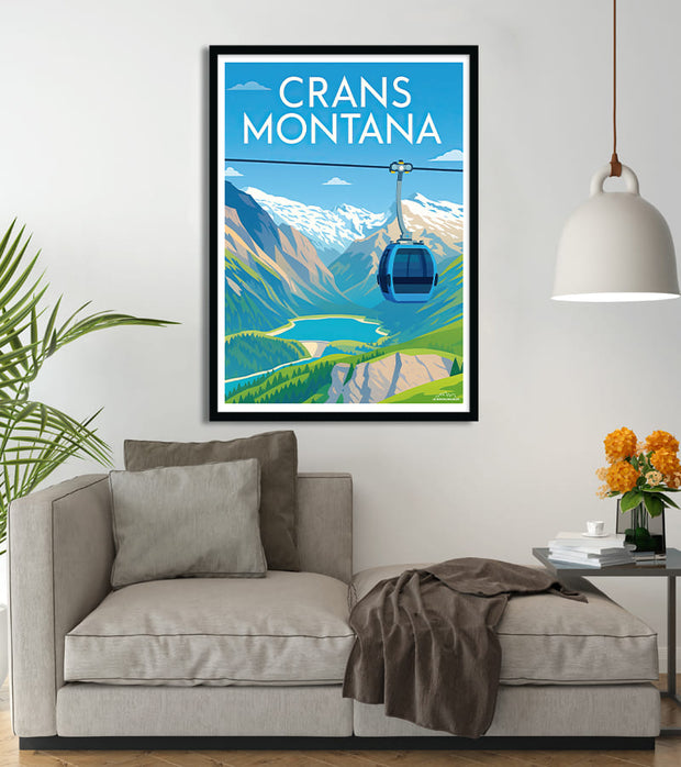 poster Crans Montana