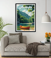 Affiche Ardèche Canoé