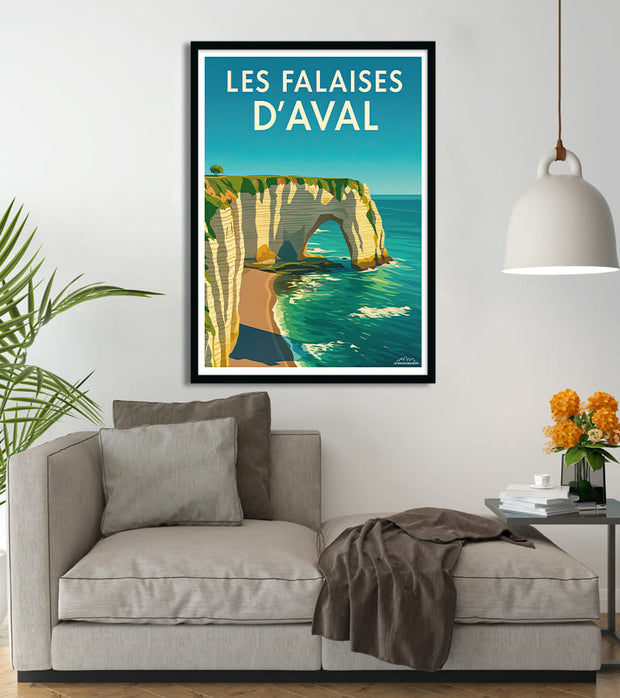 poster Falaises d Aval