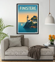 poster Vintage Finistère 