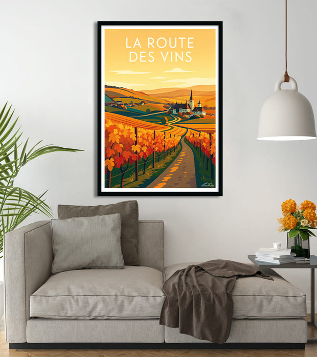 poster La Route des Vins