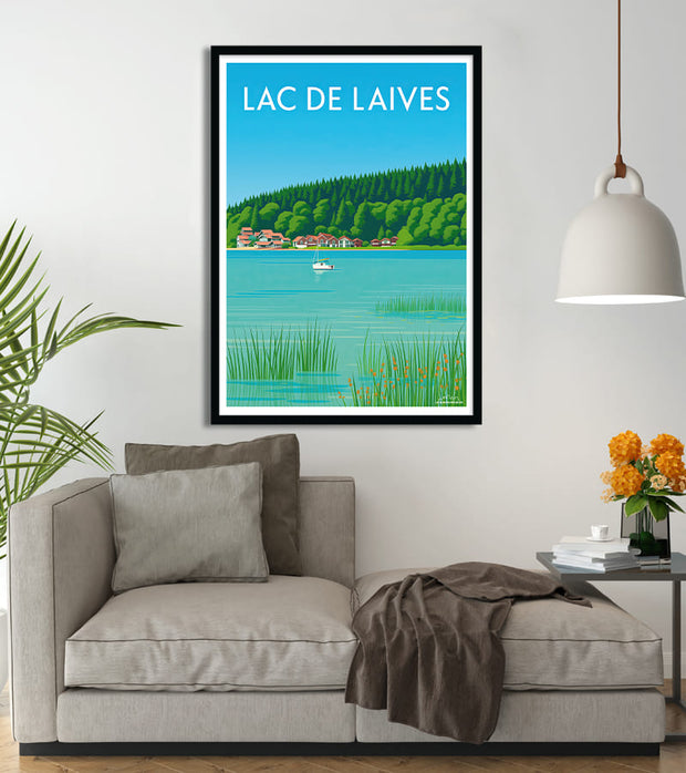poster Lac de Laives