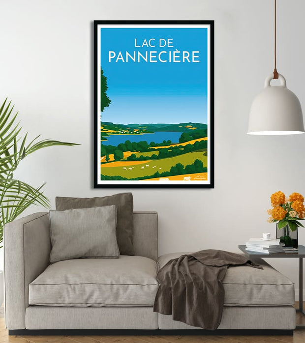 poster Lac de Pannecières