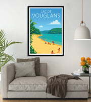 poster Lac de Vouglans