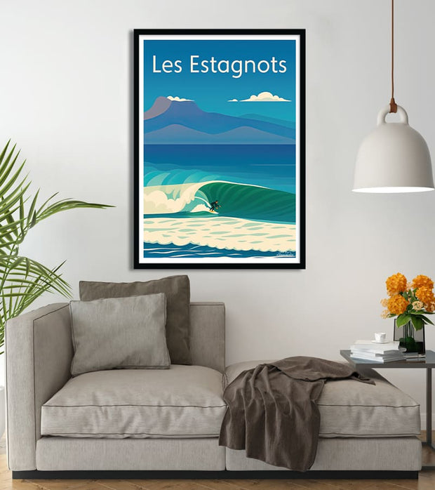 poster vintage estagnots