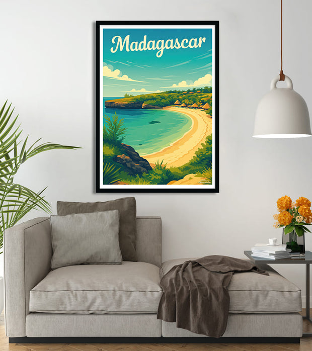 poster Madagascar Vintage