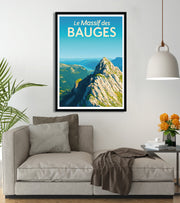 poster Le Massif des Bauges