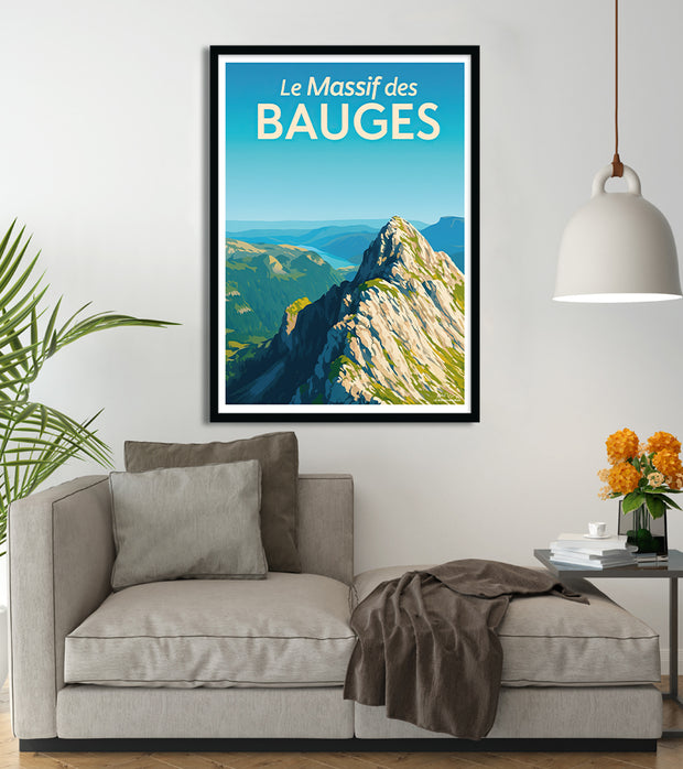 poster Le Massif des Bauges
