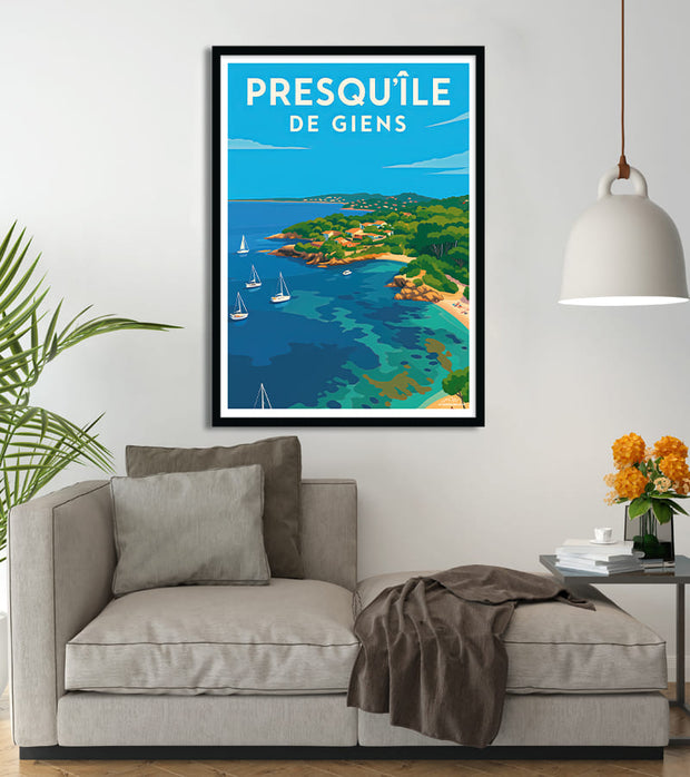 poster Presqu île de Giens