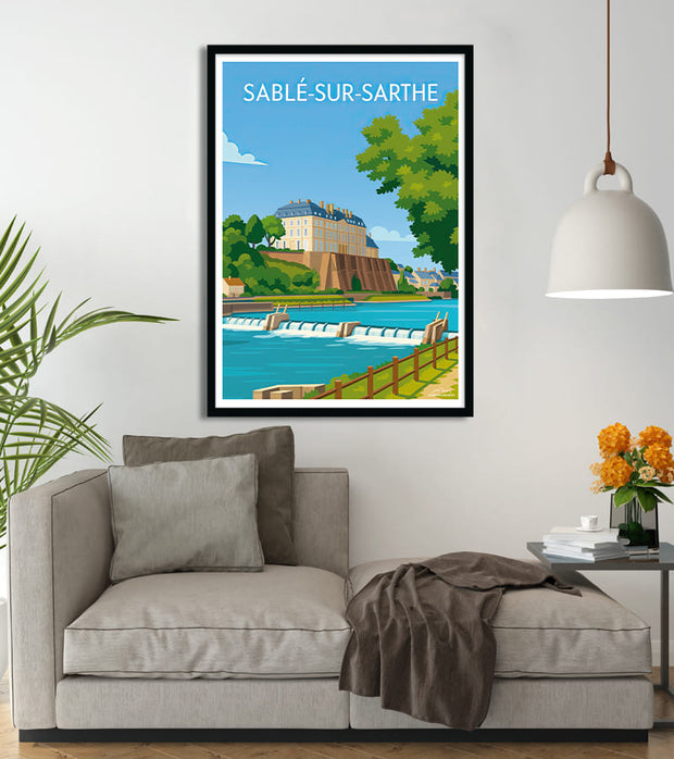 Affiche Sablé sur Sarthe