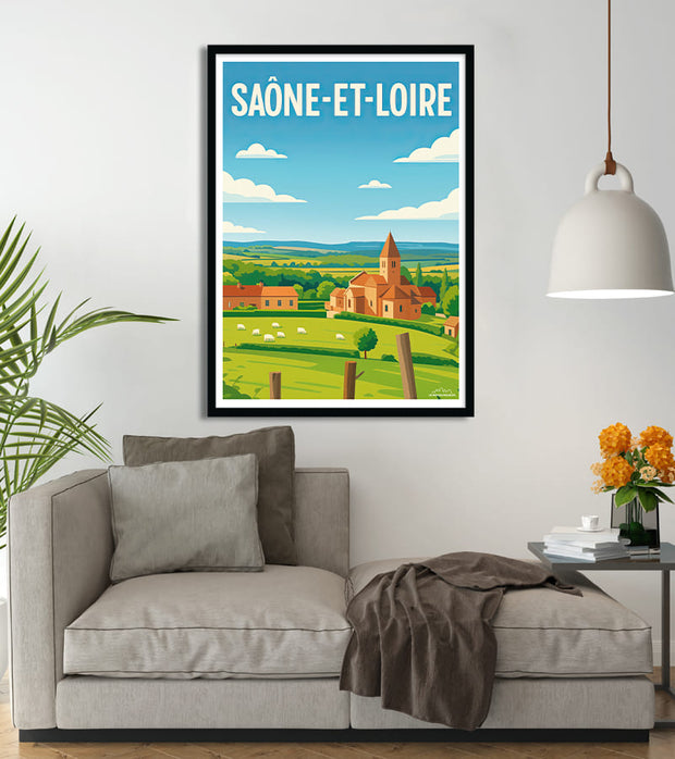 poster Saône et Loire