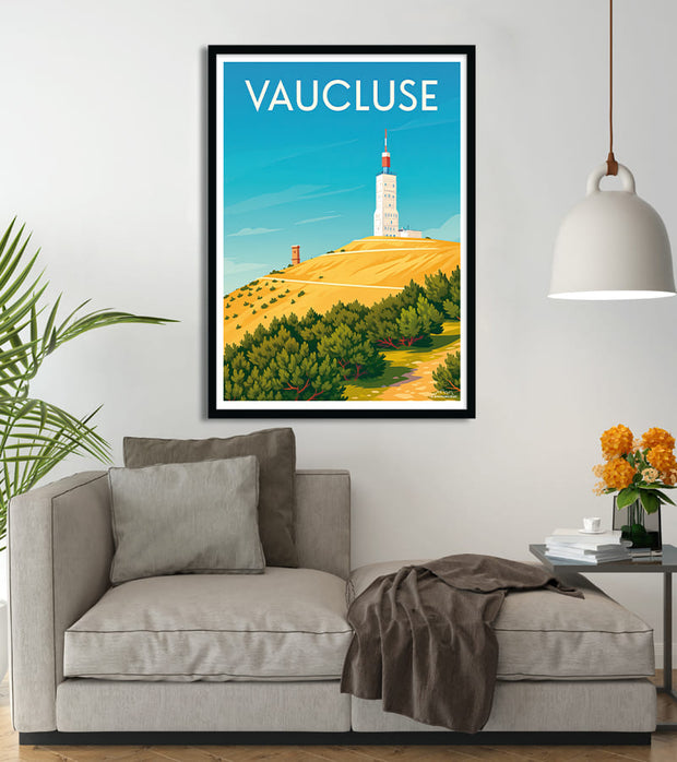 poster vintage Vaucluse