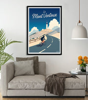 poster Le Mont Ventoux à Vélo