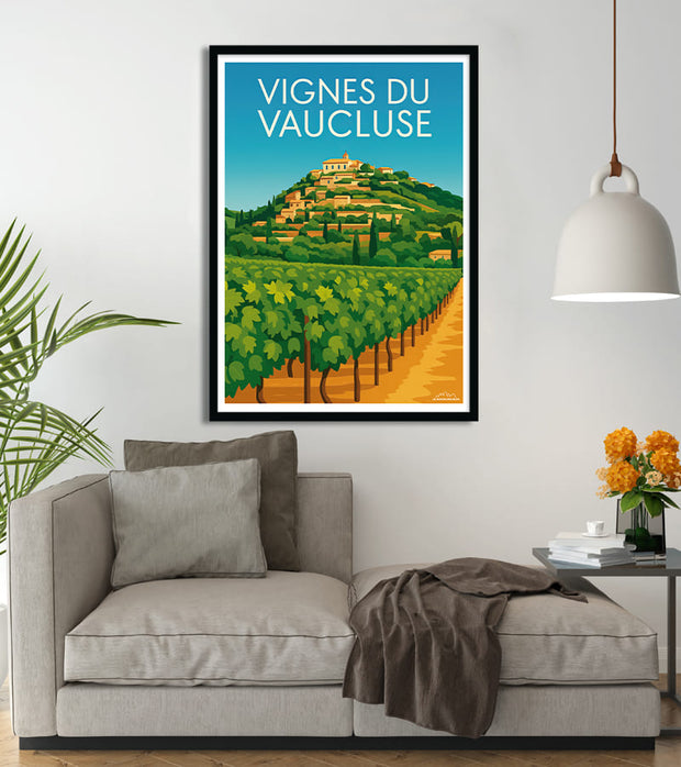 poster Vignes du Vaucluse