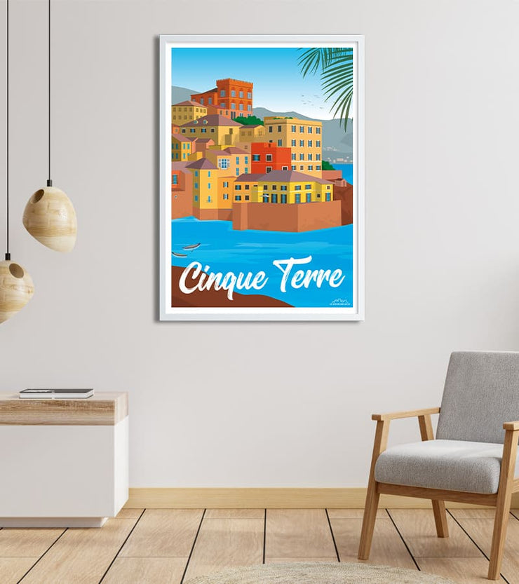 Poster cinque terre italie 