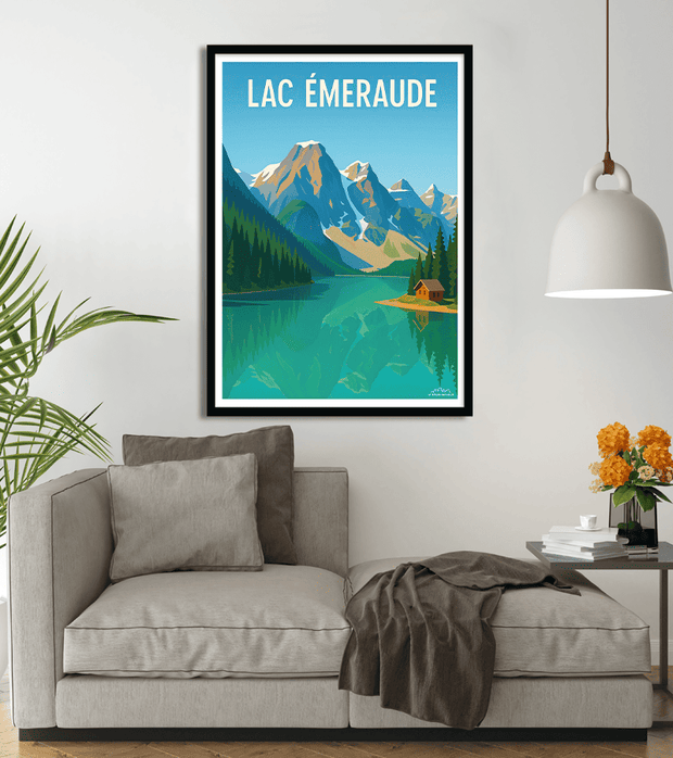 poster Lac d Emeraudes - Canada