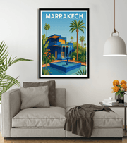 Affiche Jardin Majorelle Marrakech