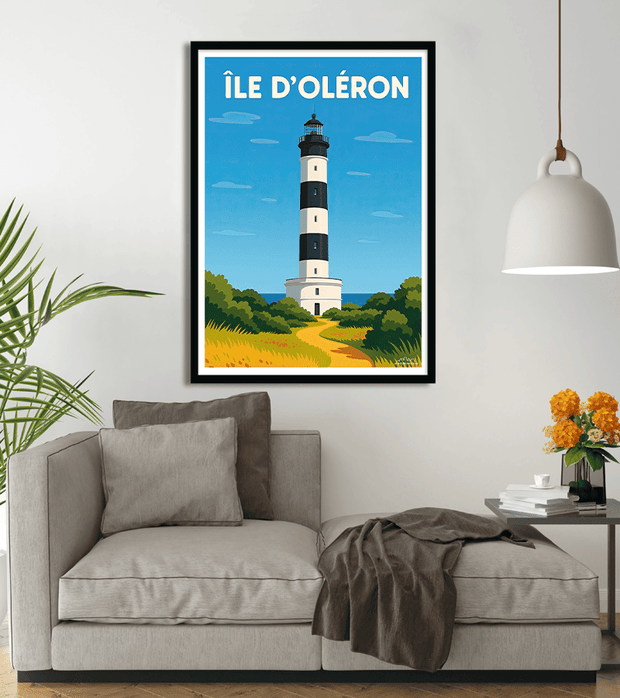 poster Phare de Chassiron Île d Oléron