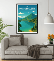 poster Lac d Aiguebelette