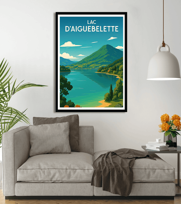 poster Lac d Aiguebelette