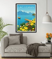 poster Le lac Léman