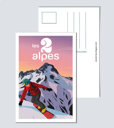 Carte postale Les 2 Alpes