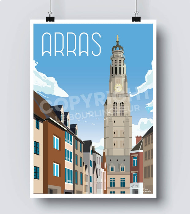 Affiche Arras ville haut de france