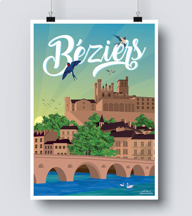 Affiche Beziers