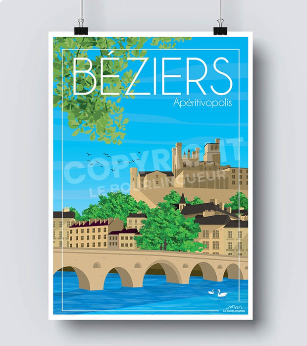Affiche ville de Béziers