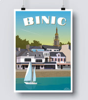 Affiche breton Binic