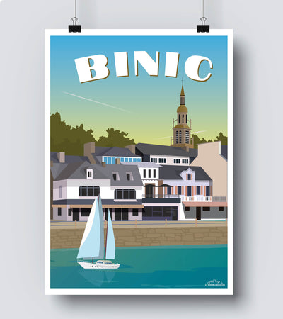 Affiche breton Binic