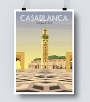 Affiche casablanca maroc