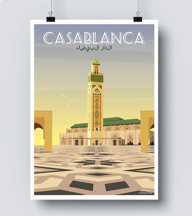 Affiche casablanca maroc