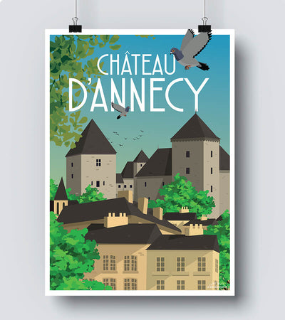 Affiche vintage Annecy