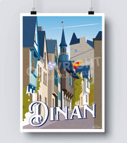 Affiche Dinan bretagne