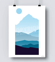 Affiche K2 asie montagne