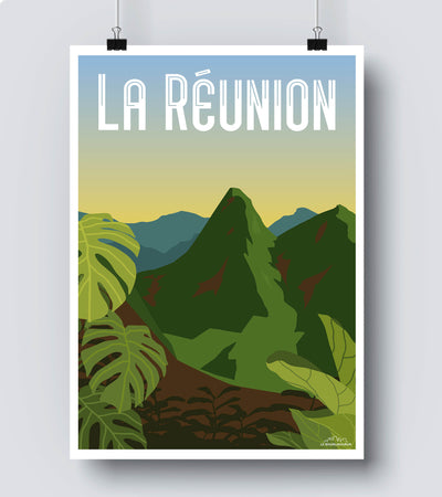 Affiche ile de la réunion