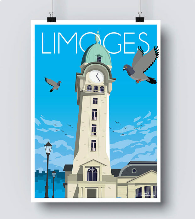 Affiche Limoges