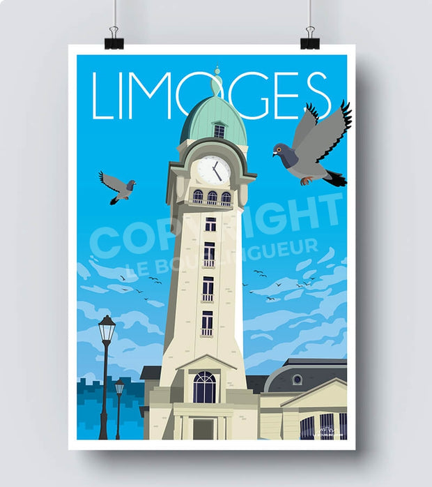Affiche Limoges