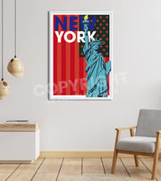 poster new york liberté