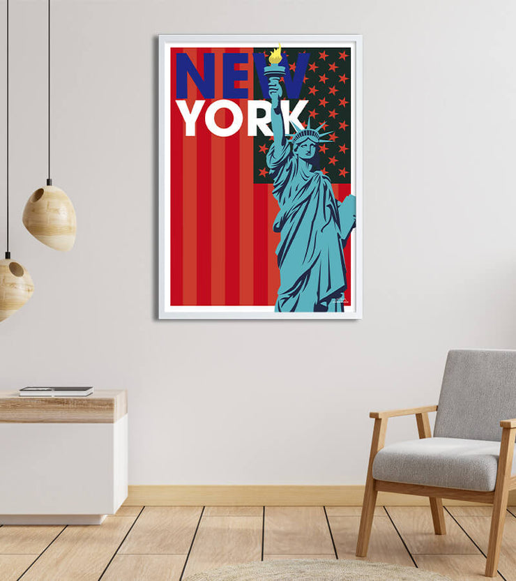 poster new york liberté