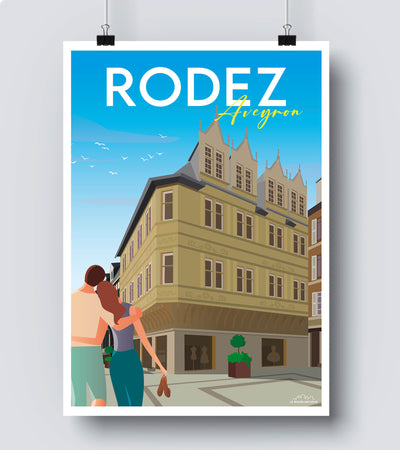 Affiche poster rodez Occitanie