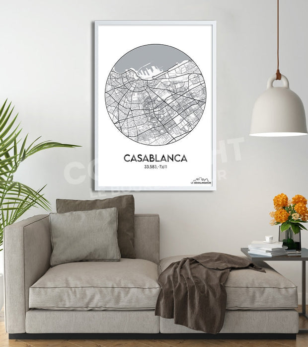Affiche Plan Casablanca