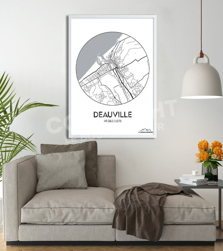 Affiche Plan Deauville